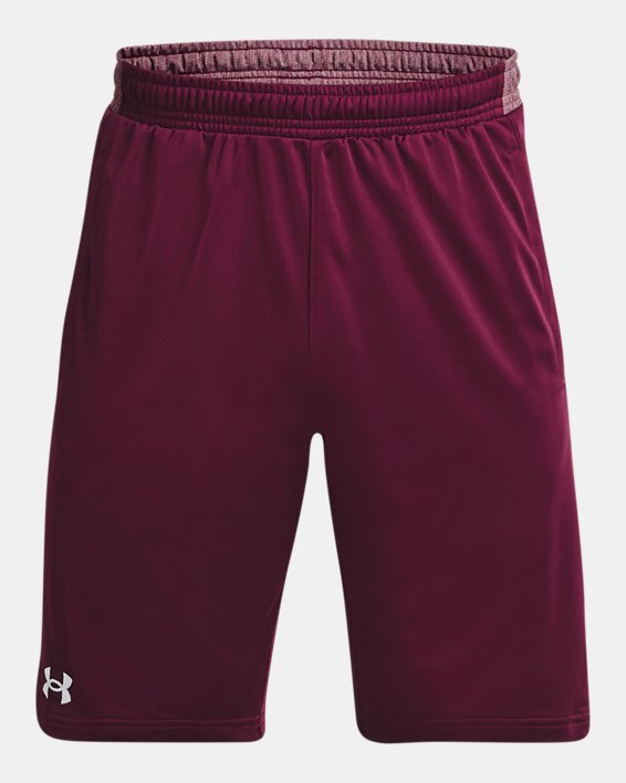 Men's UA Locker 9" Pocketed Shorts, Maroon, pdpMainDesktop image number 0